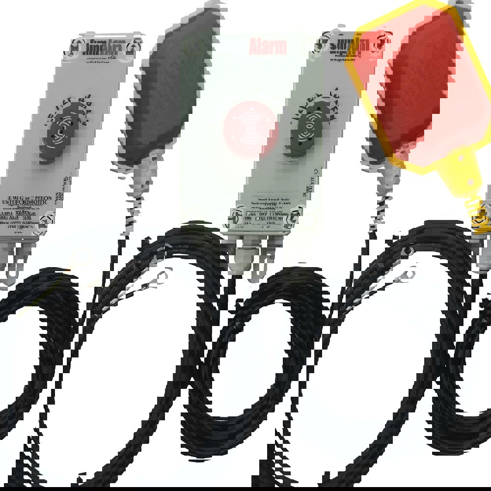 High-Water Alarms; Maximum Operating Temperature C: 60.000 ; Voltage: 12V DC ; Material: Polycarbonate ; Indoor/Outdoor: Indoor; Outdoor ; Connectivity: None ; Alarm Level: Red warning light; 90DB Horn